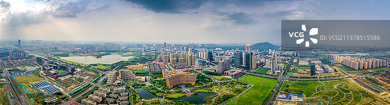 合肥高新技术开发区全景图图片素材