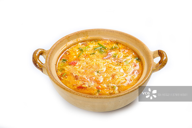 营养美味番茄鸡蛋汤图片素材