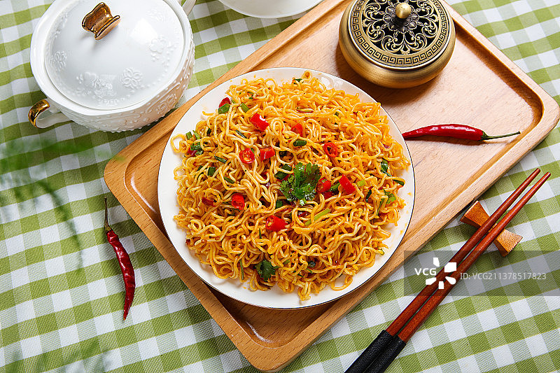 营养美味干拌面图片素材