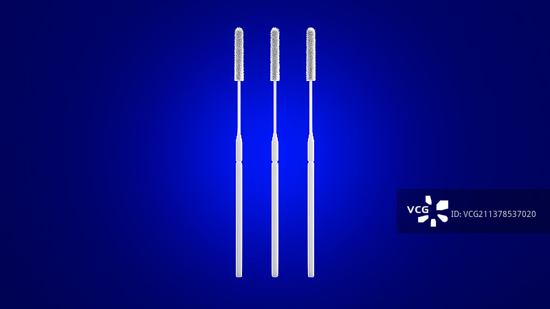 新冠病毒抗原检测鼻拭子棉签图片素材