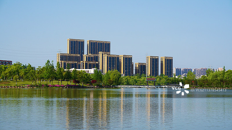 浙江金华湖海塘公园图片素材