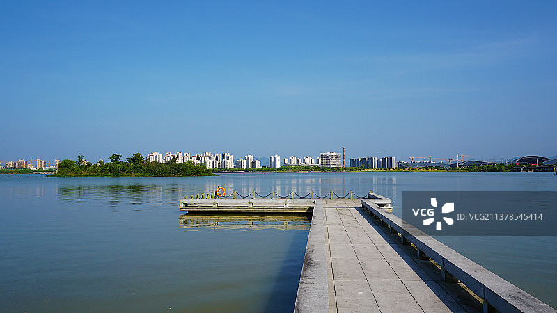 浙江金华湖海塘公园图片素材