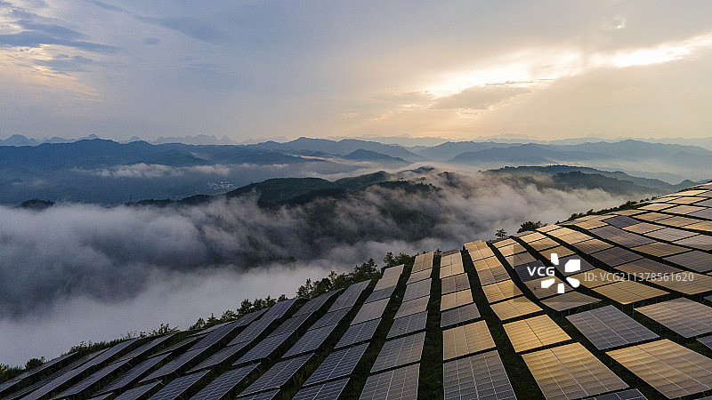 贵州六枝：光伏美景图片素材