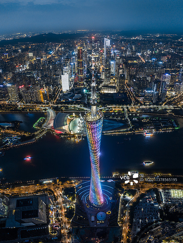 广州珠江新城中轴线图片素材