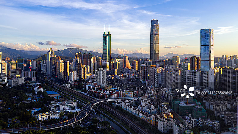 深圳罗湖中心区图片素材