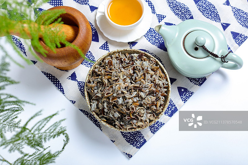 健康美味的菰米饭图片素材