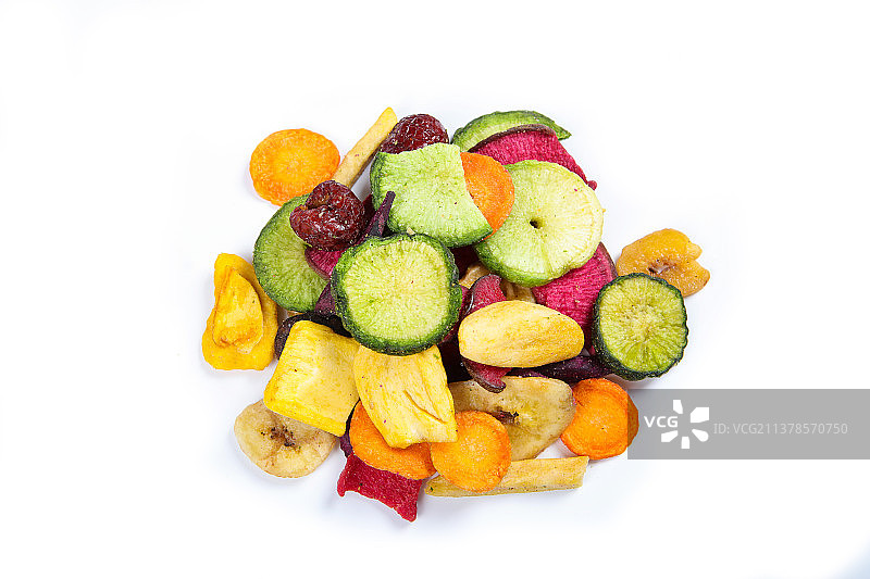 风味十足的美味果蔬脆图片素材