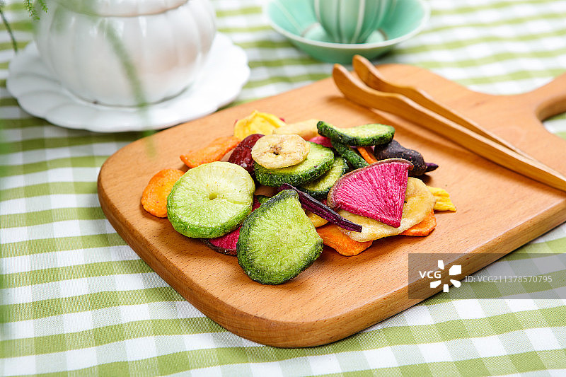 风味十足的美味果蔬脆图片素材