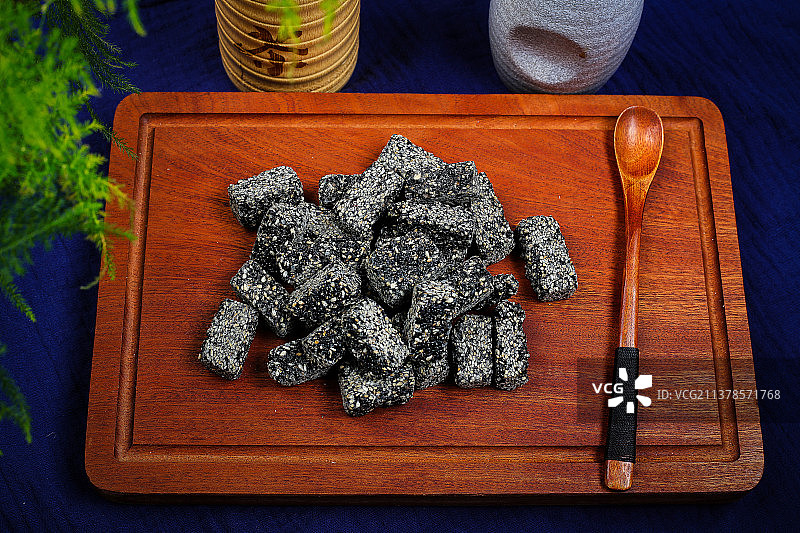 甜美健康的芝麻点心图片素材