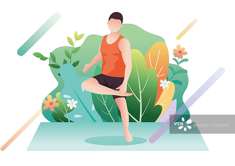 本草纲目毽子舞有氧健身操人物动作矢量海报图片素材