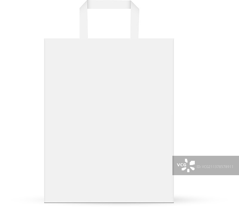 独立纸板矩形袋样机图片素材