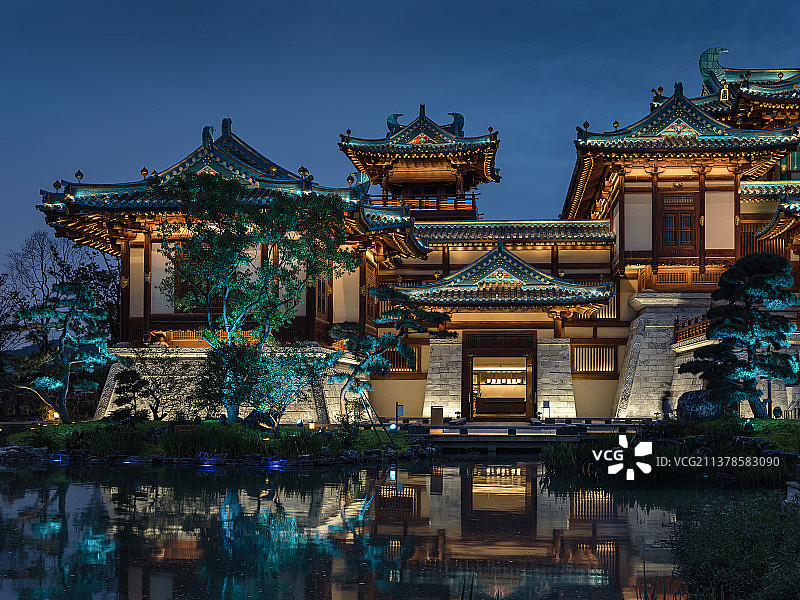 国风建筑图片素材