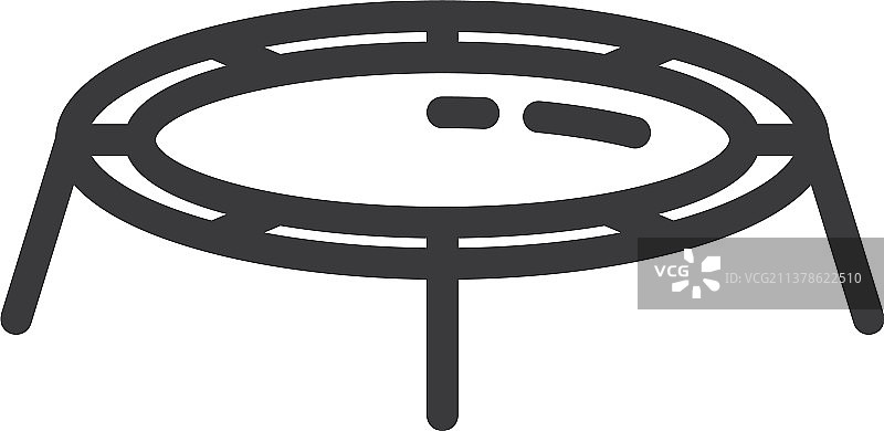 蹦床图标图片素材