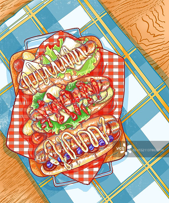 早餐汉堡美食图片素材