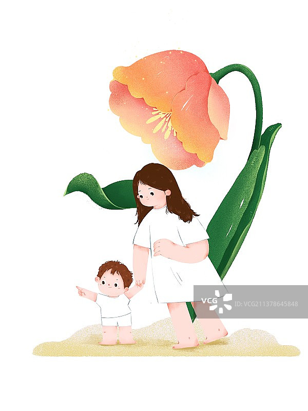 陪伴成长图片素材