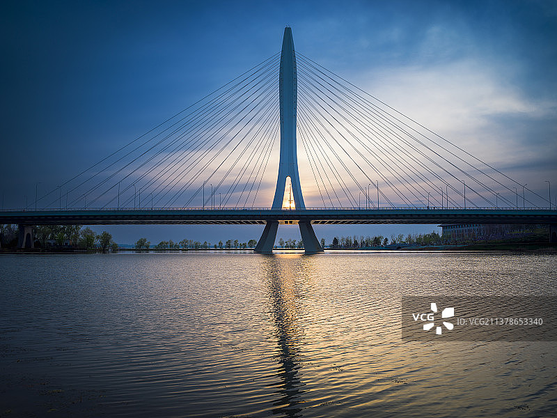 漳泽湖国家湿地公园景观图片素材