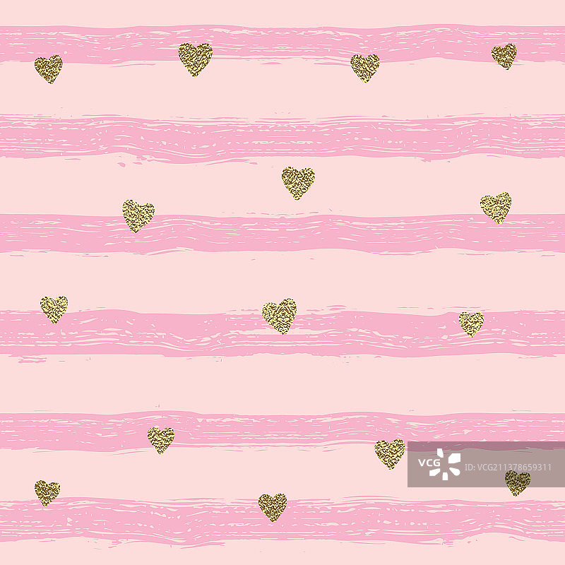 金色闪耀的纸屑心形图片素材