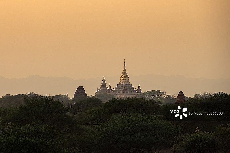 缅甸佛塔图片素材