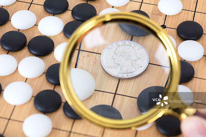 金融博弈概念图片素材