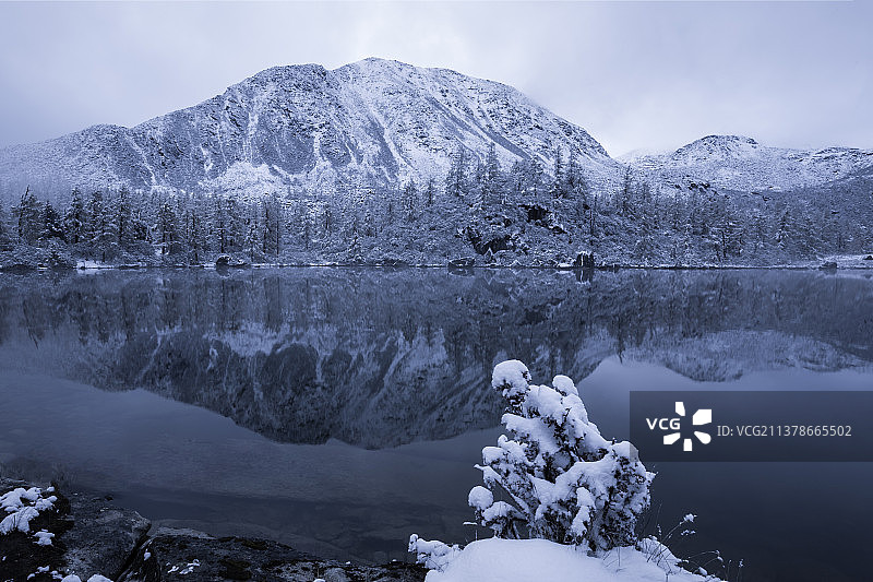 雪后清晨图片素材