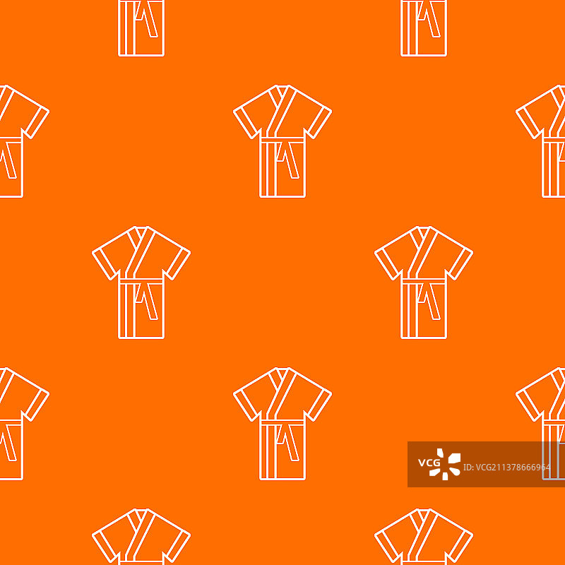 橙色长袍图案图片素材