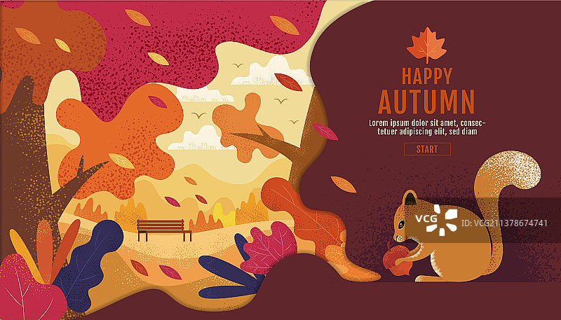 感恩节秋季banner设计图片素材