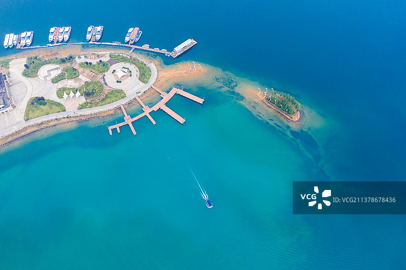 江西九江庐山西海图片素材