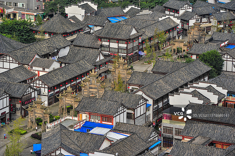 四川省内江市隆昌市石牌坊景区图片素材