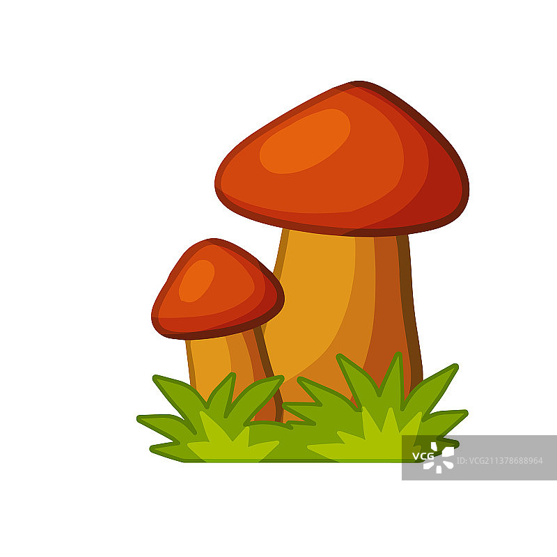 森林秋季蘑菇元素图片素材