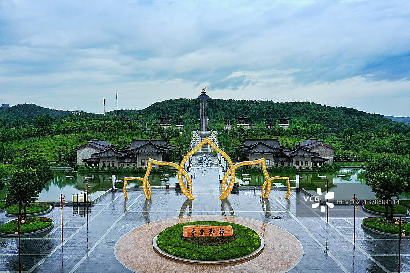 禅都宜春+江西省宜春市袁州区禅都文化博览园图片素材