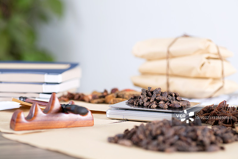 中药配药图片素材