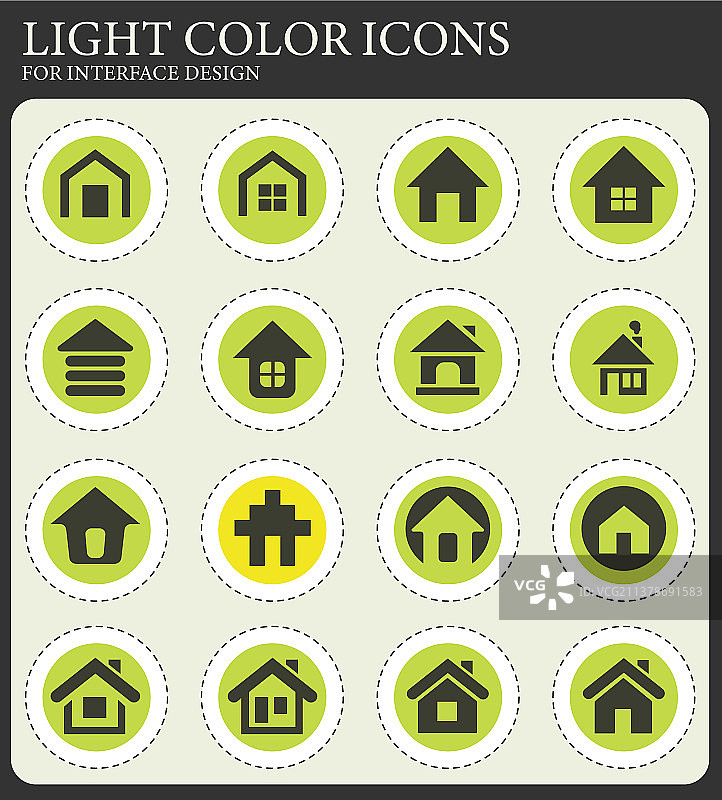 住宅图标合集图片素材