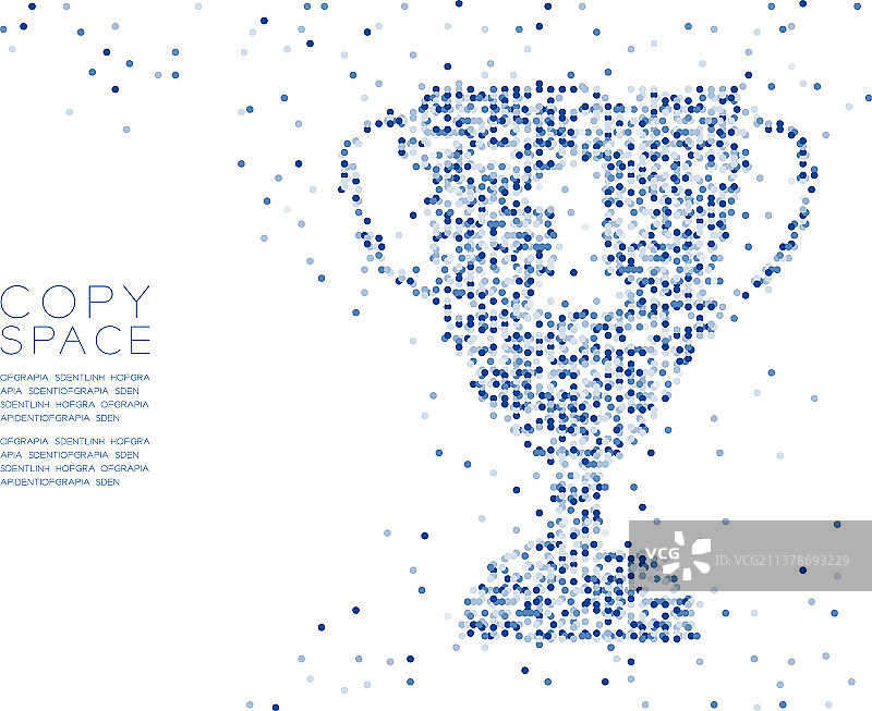 抽象几何圆形分子粒子图片素材