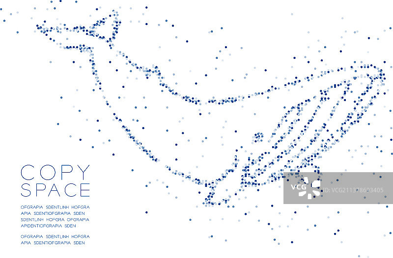 抽象几何圆形分子粒子图片素材