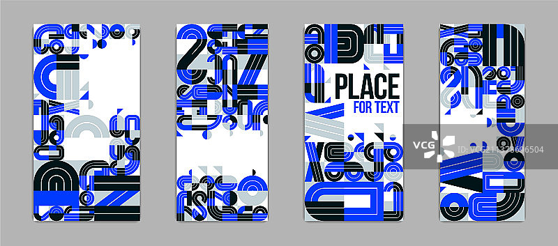 抽象封面设计几何现代艺术图片素材