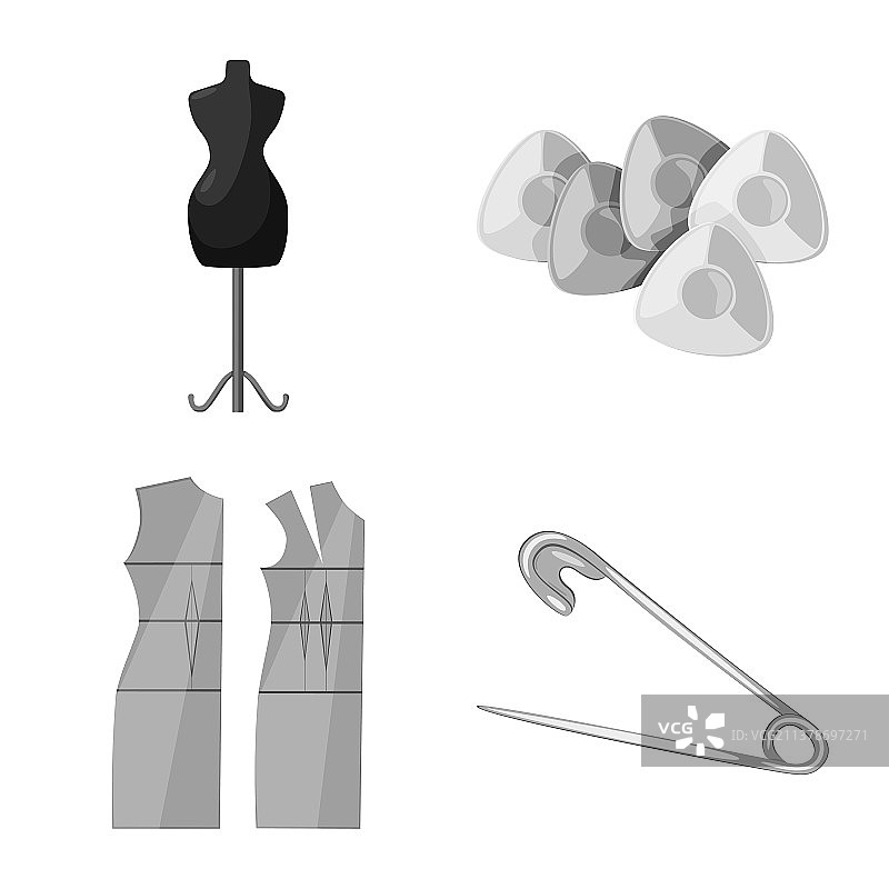 服装制作和纺织品标志设计合集图片素材