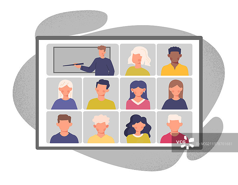 在线课堂概念图片素材