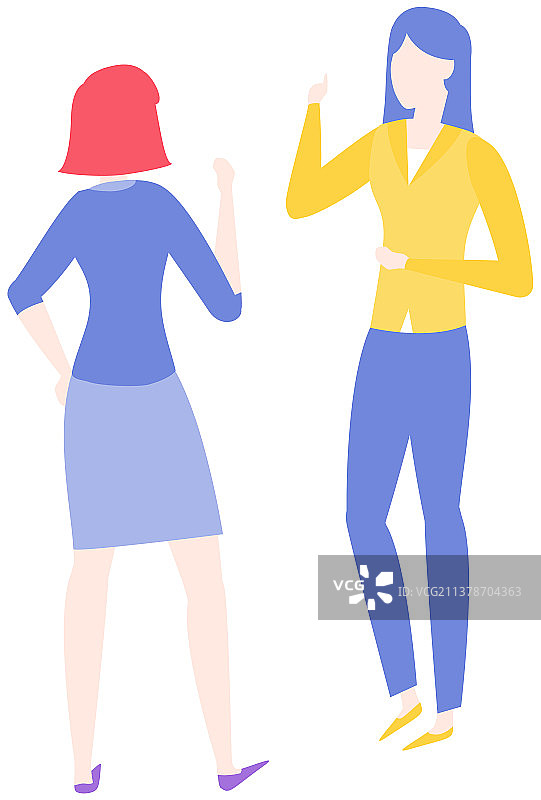 年轻女性聊天和社交图片素材