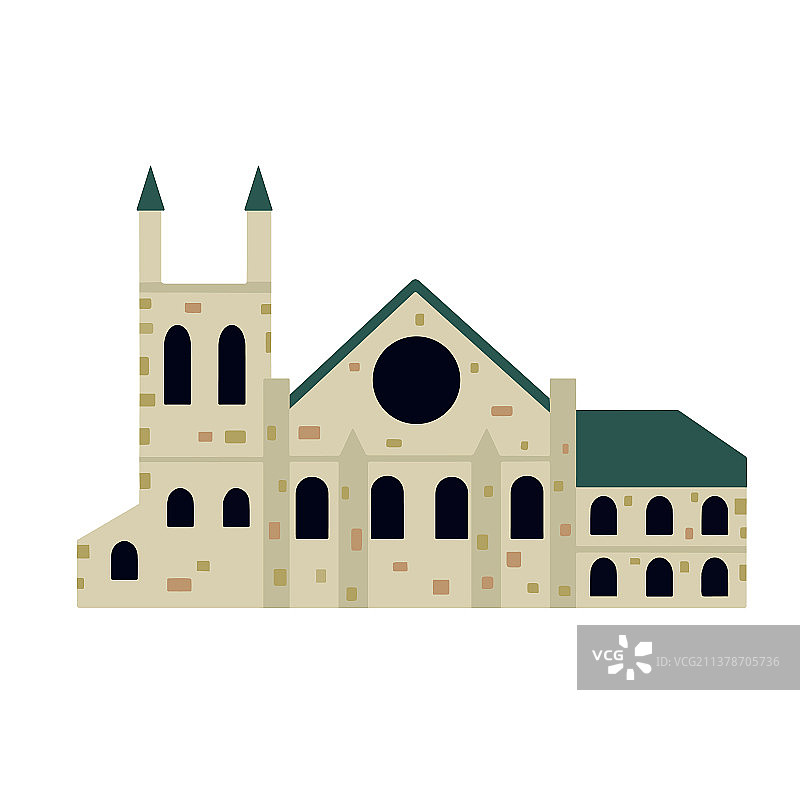 莫斯科圣安德烈哥特式大教堂图片素材