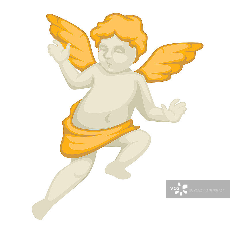 带金色元素的巴洛克风格天使雕塑图片素材