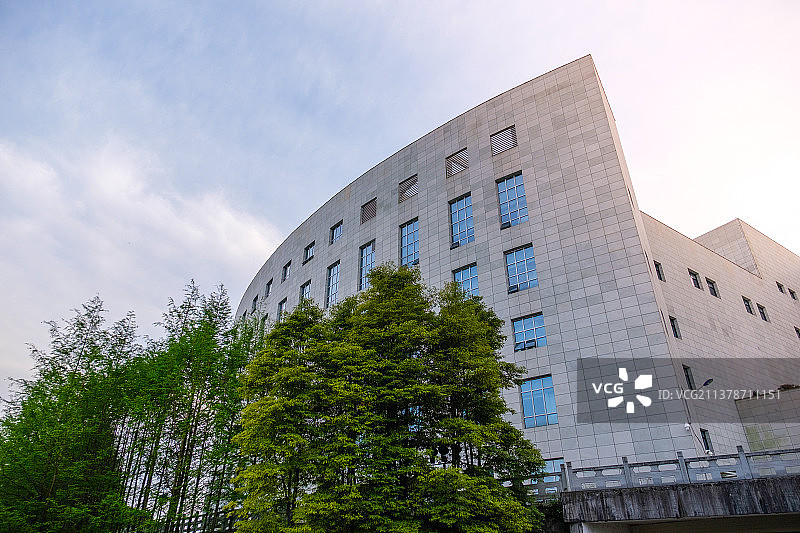 湖北省恩施文化中心建筑外立面图片素材