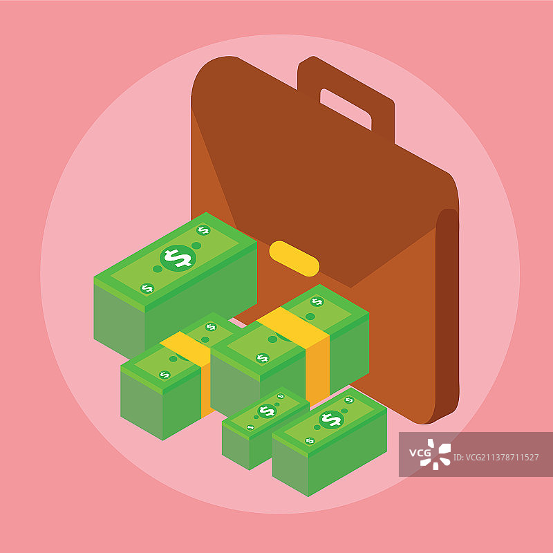 货币和金融图标集设计图片素材