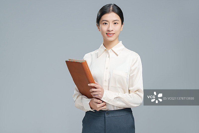 自信的商务女士肖像图片素材