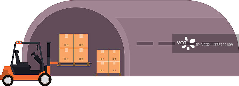 物流运输交付货物卡通图片素材