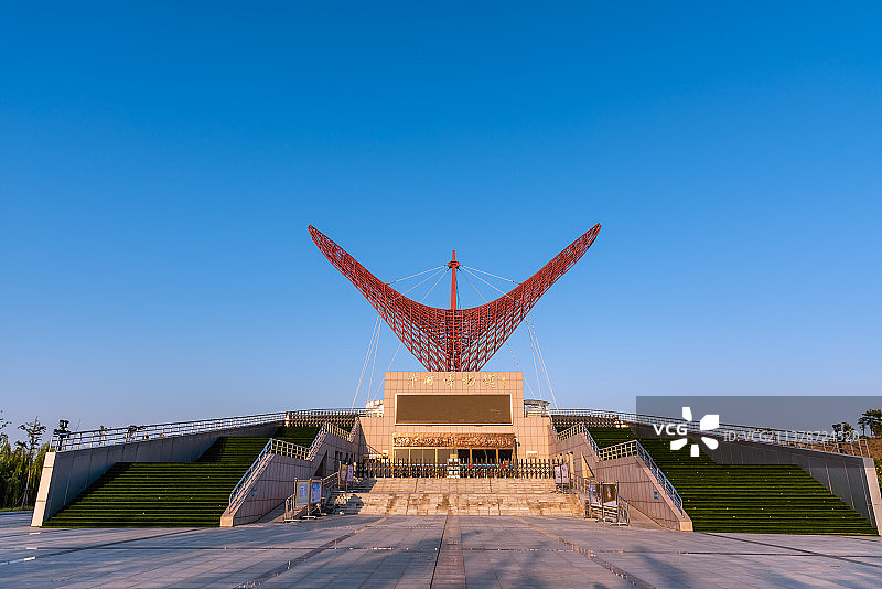 中国安徽宿州的汴河博物馆建筑图片素材