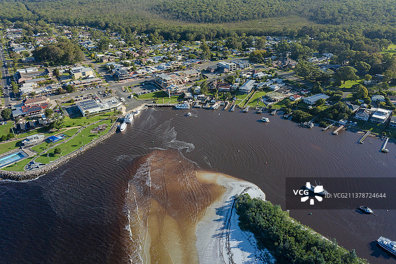 新南威尔士杰维斯湾无人机航拍图片素材
