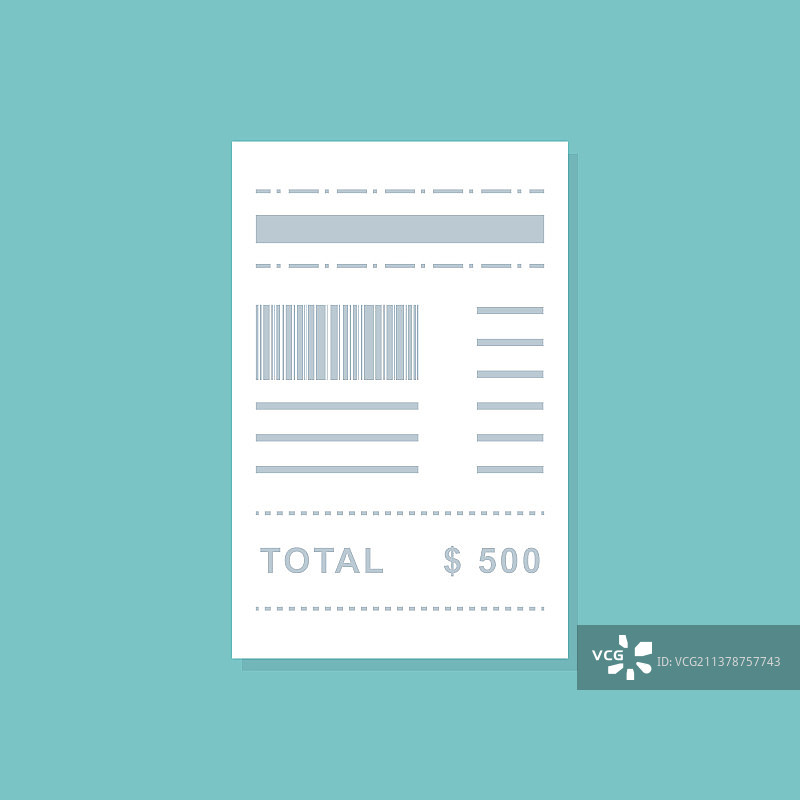 扁平风格账单支付设计图片素材