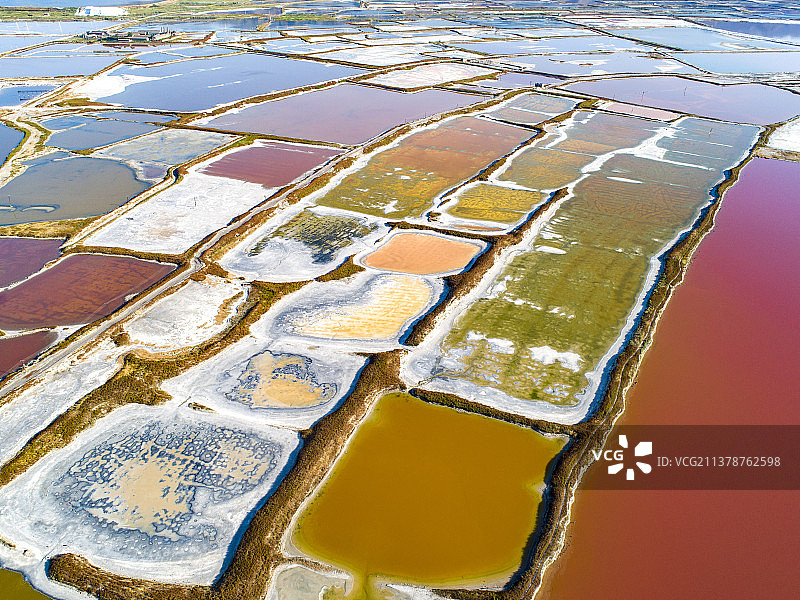 山西省运城市盐池风光图片素材