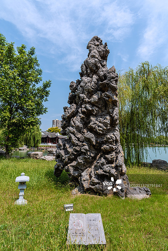 中国安徽宿州灵璧的奇石图片素材