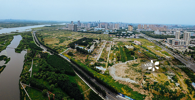 哈尔滨 地标 大剧院 松北区 航拍图片素材